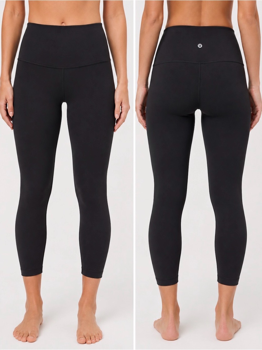 Lululemon High-Rise Black Align Crop Leggings